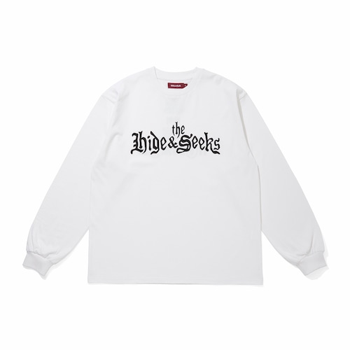 ロングスリーブTシャツ / HIDEANDSEEK(ハイドアンドシーク) / "HideandSeek × Toru Nishiura" THE H&S L/S TEE(WHITE)(H30th-091426)