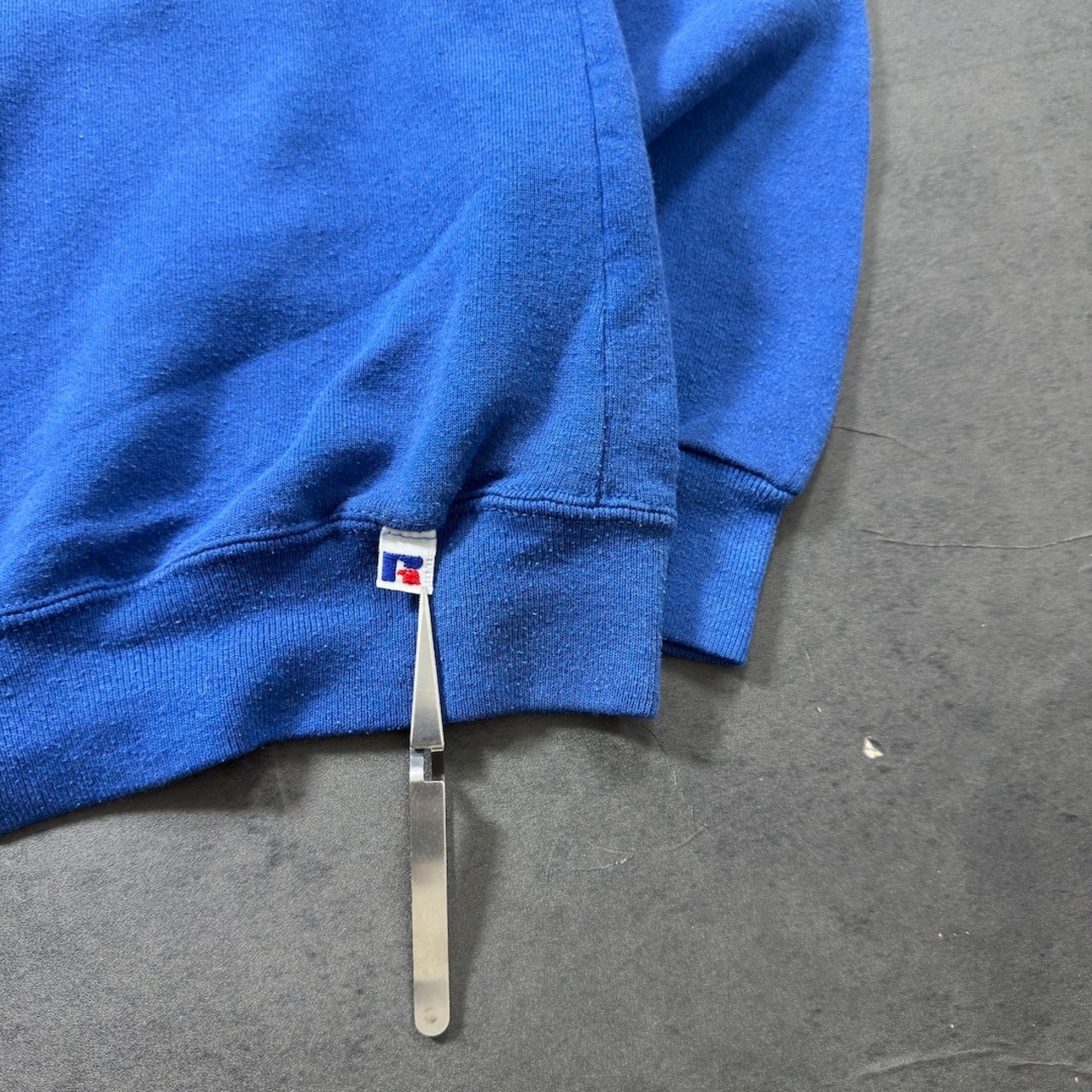 80s Russell Athletic sweatshirt solid blue L 古着 - 7