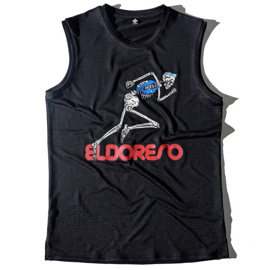 ELDORESO(エルドレッソ)Boneman Sleeveless -Black メンズレディースランニングスリーブレス