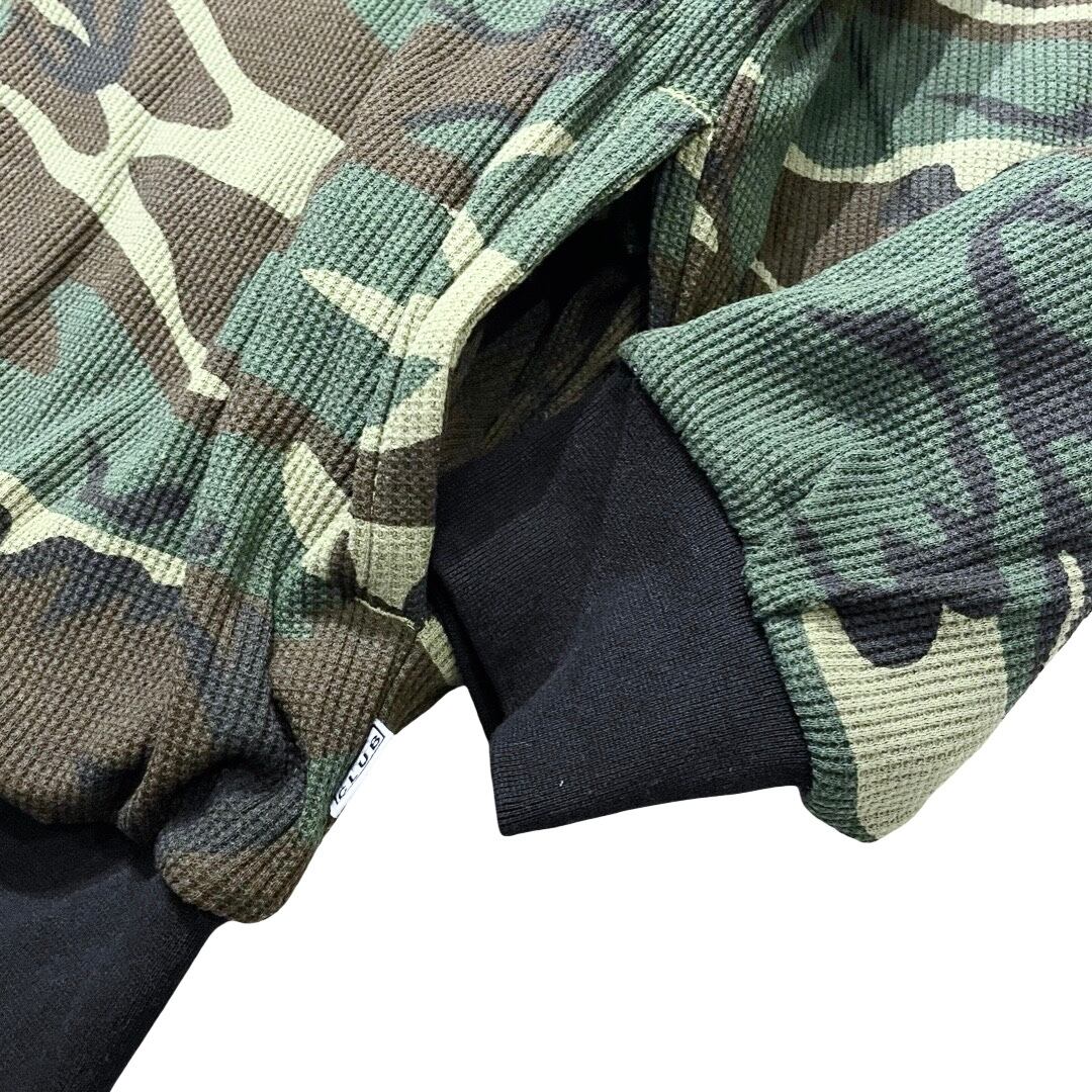 PROCLUB -Reversible Zip Hoodie- Black / Green Camo | Highflyer