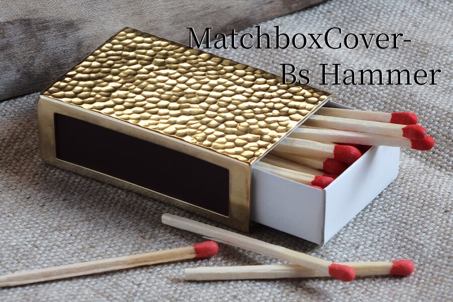 MatchboxCover-Bs - 真鍮製マッチ箱ケース | 翠梟屋