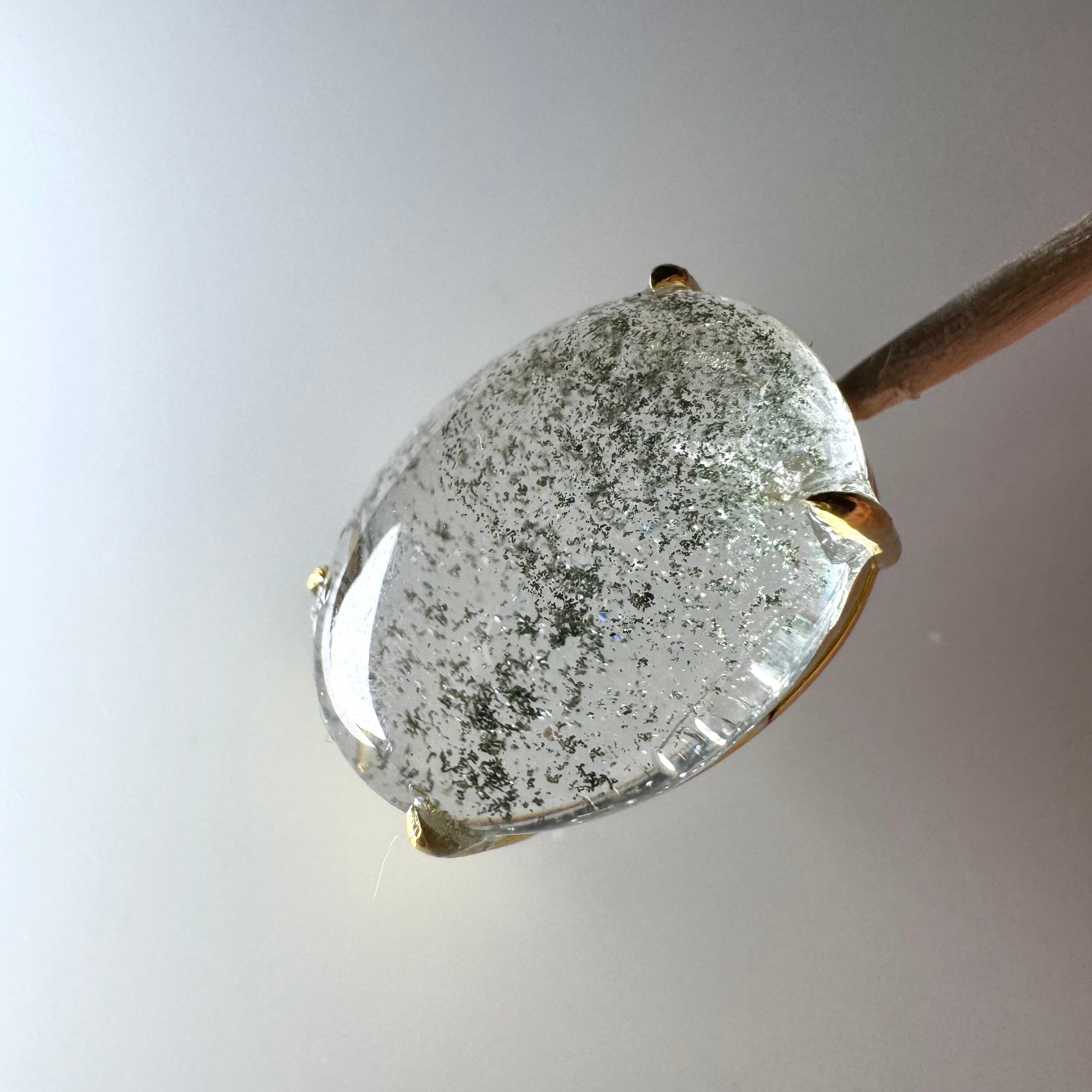 no.B7 原石からお仕立てしたガネーシュヒマール ペンダントトップ兼ブレスチャーム