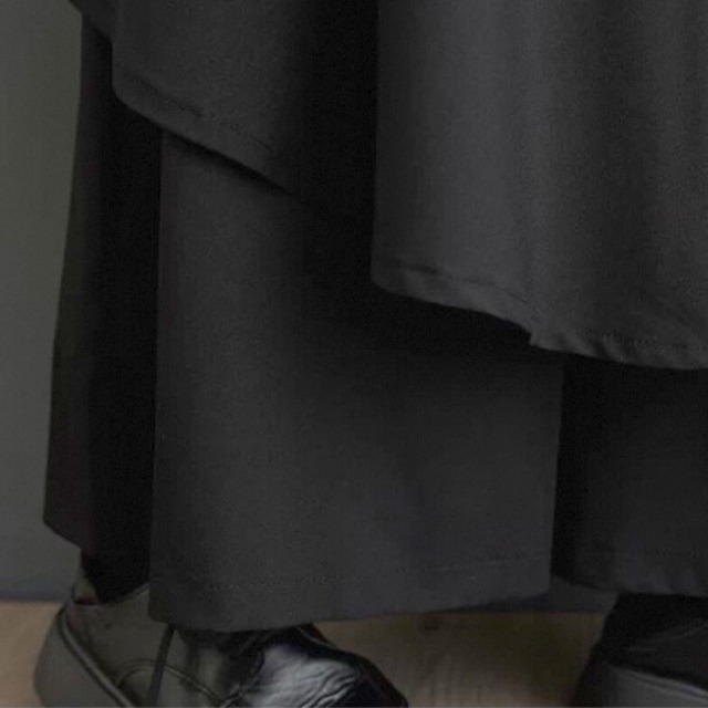 Layered asymmetric print skirt C1385