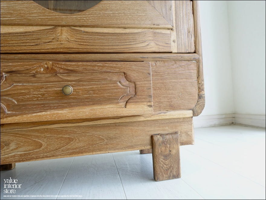 GMEK272○ ビンテージ キャビネット 飾り棚 無垢材 最高級 リビングボー