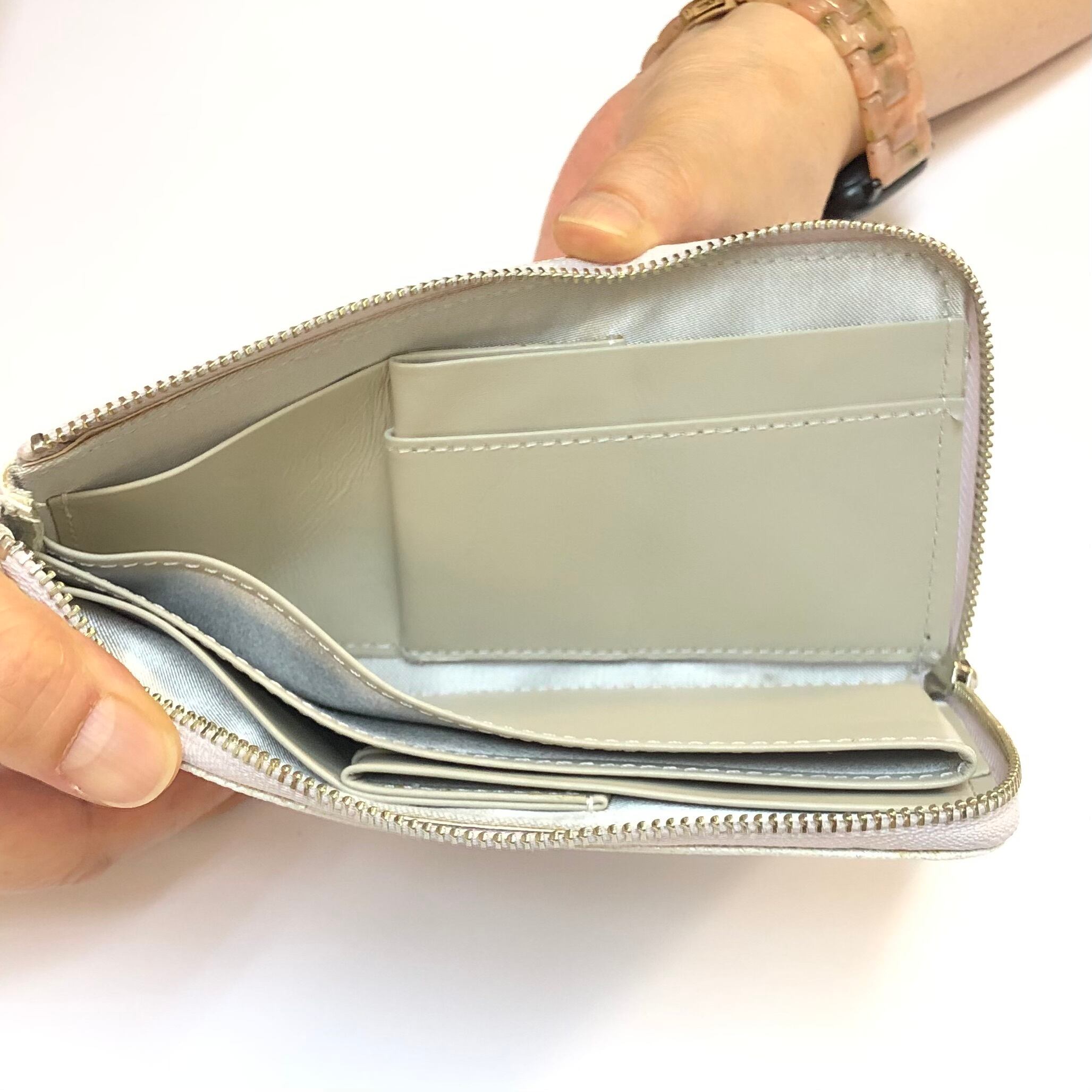 SRK01SP】 1万円札が折らずに入る最少サイズの長財布「L字束入