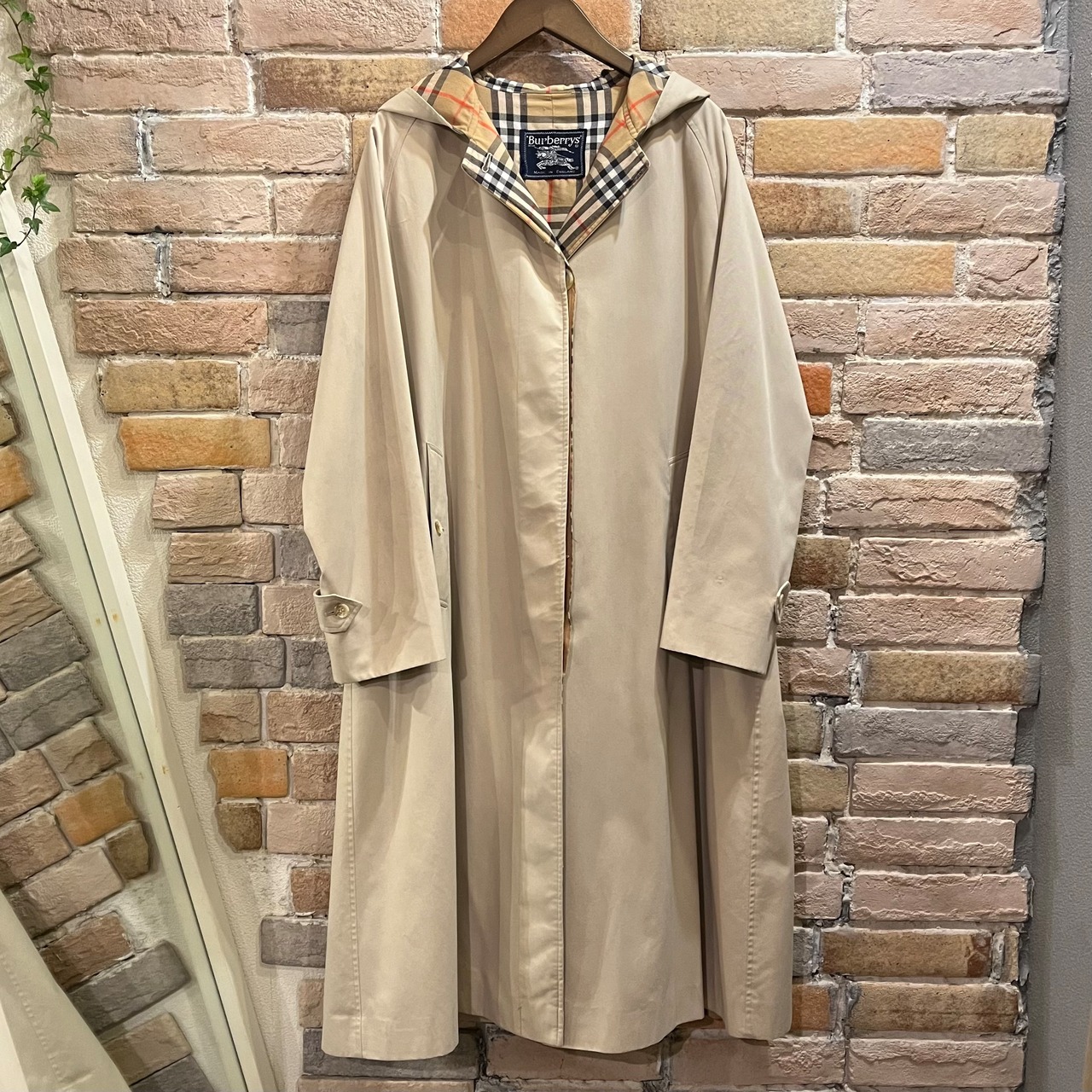 burberry ladies 1枚袖 foodie coat バーバリー イングランド製ステン 