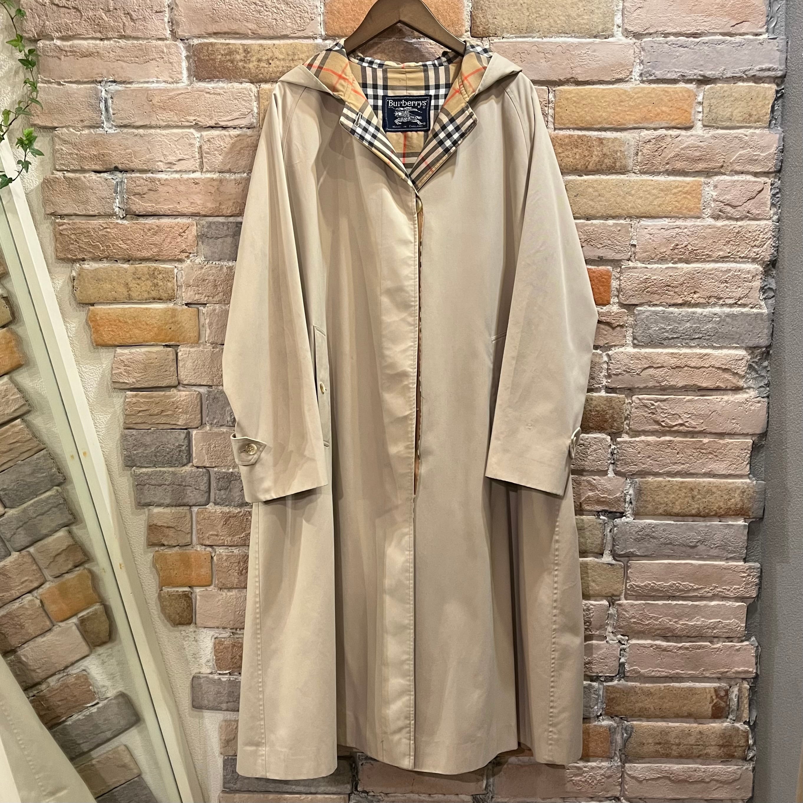 burberry ladies 1枚袖 foodie coat バーバリー イングランド製ステン 