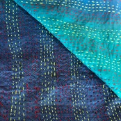 リサイクルサリーのカンタショール パッチワーク小03 インドの手仕事布 Mulaセレクト