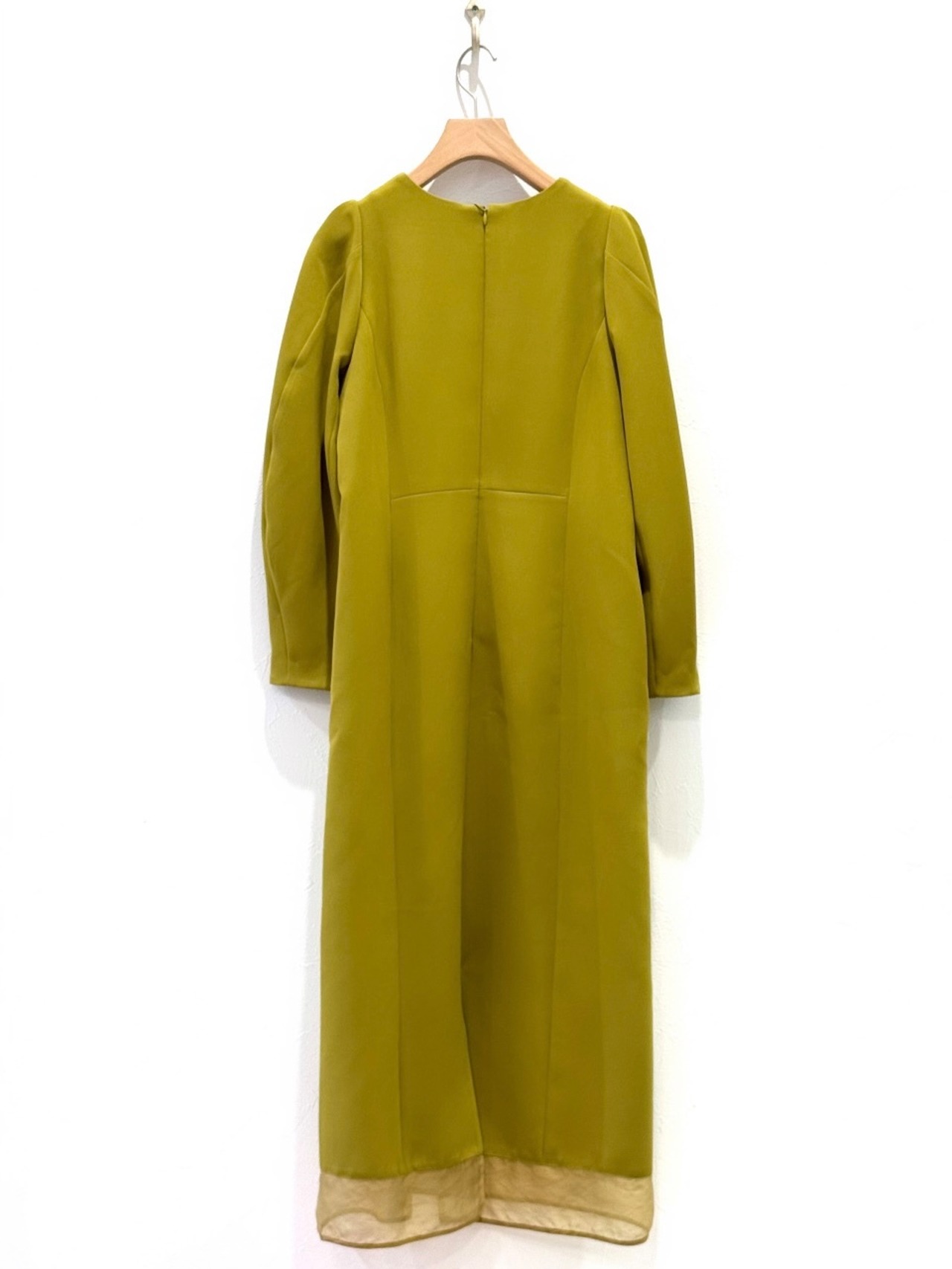 コクーンスリーブロングワンピース