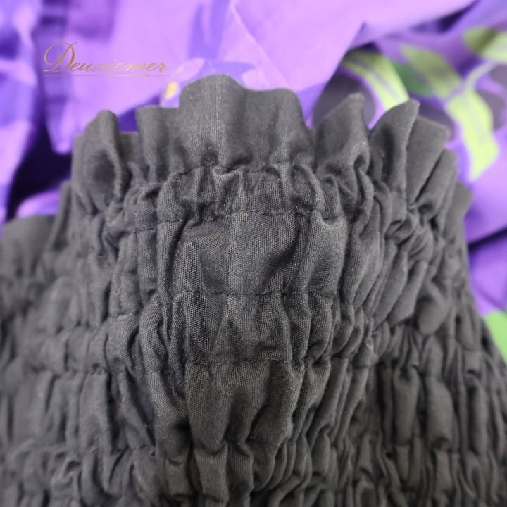 フラダンス 衣装 パウスカート アロハスタンダード ブラック系