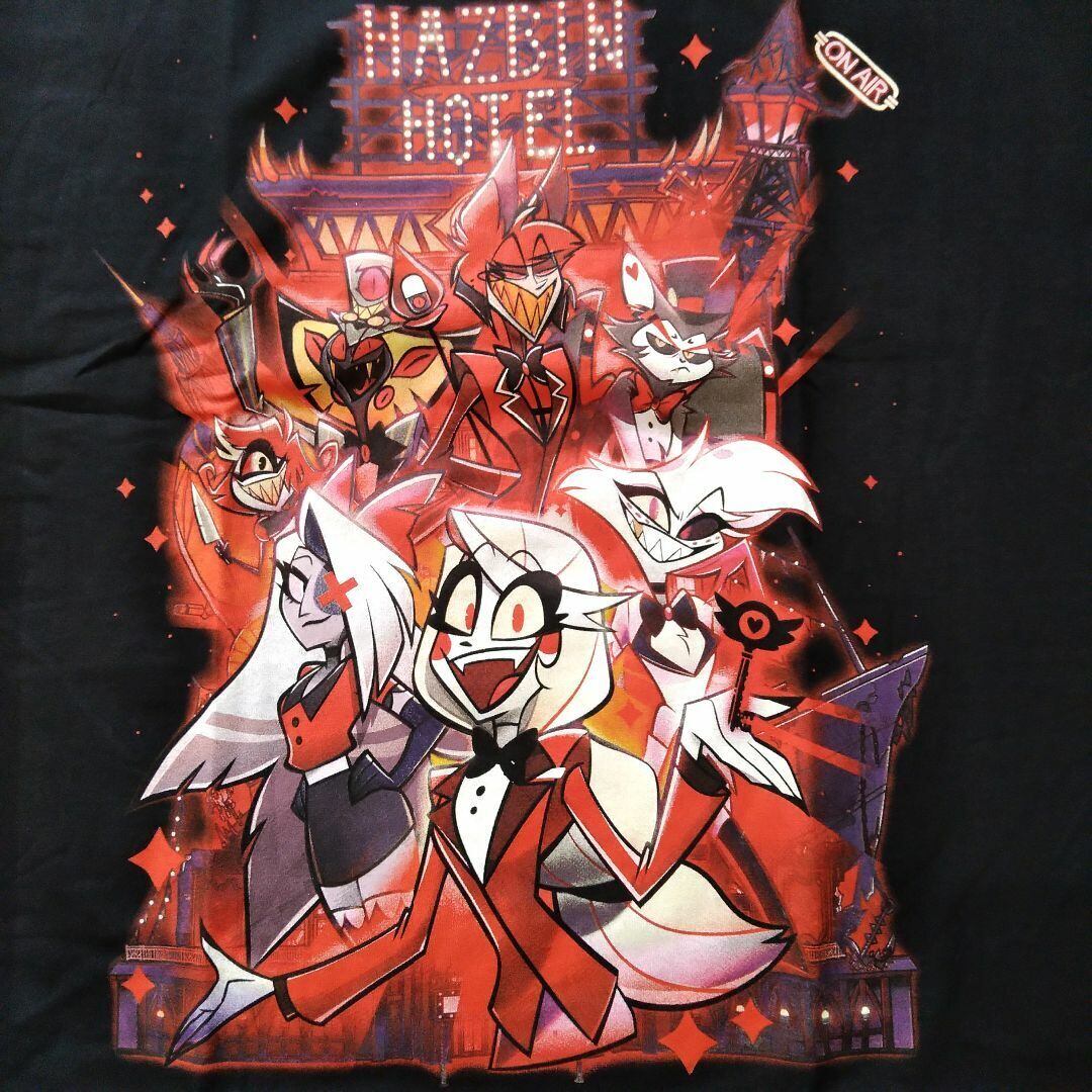 公式　ハズビンホテル　Tシャツ ハズビンホテル HAZBINHOTEL アラスター 男女兼用 Tシャツ
