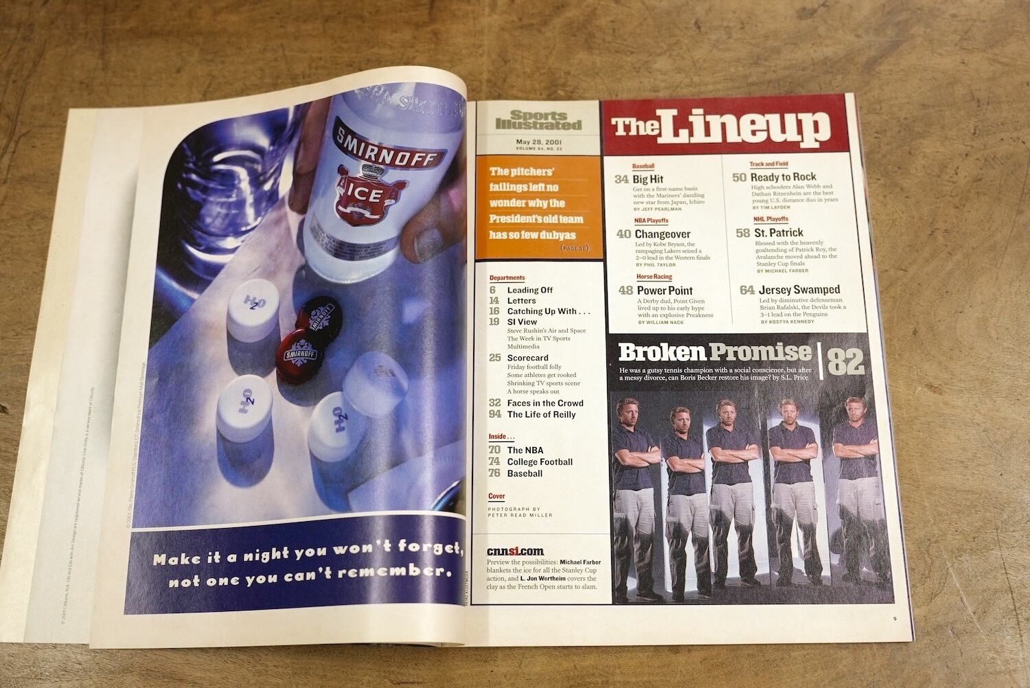 4321M2 Sports Illustrated May 28, 2001 Ichiro イチロー シアトル