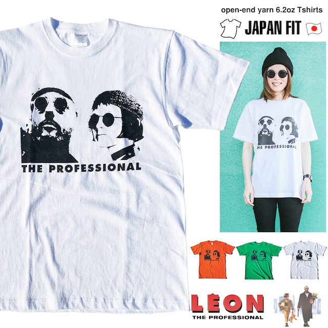 【Ladys Fiiting】LEON「レオン」「THE PROFESSIONAL」「LEON & MATHILDA」映画　Tシャツ sstee-leon-pro