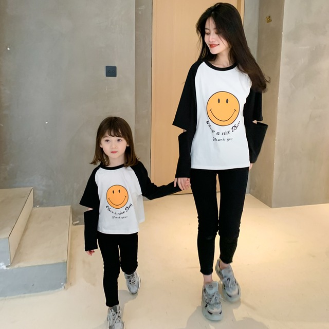 Xixiマザー親子Tシャツとスタイルeignマザーチャイルドウェア21スタイル長袖シャツ ロング 熙熙妈童装亲子装 熙熙妈童装亲子装53115117784