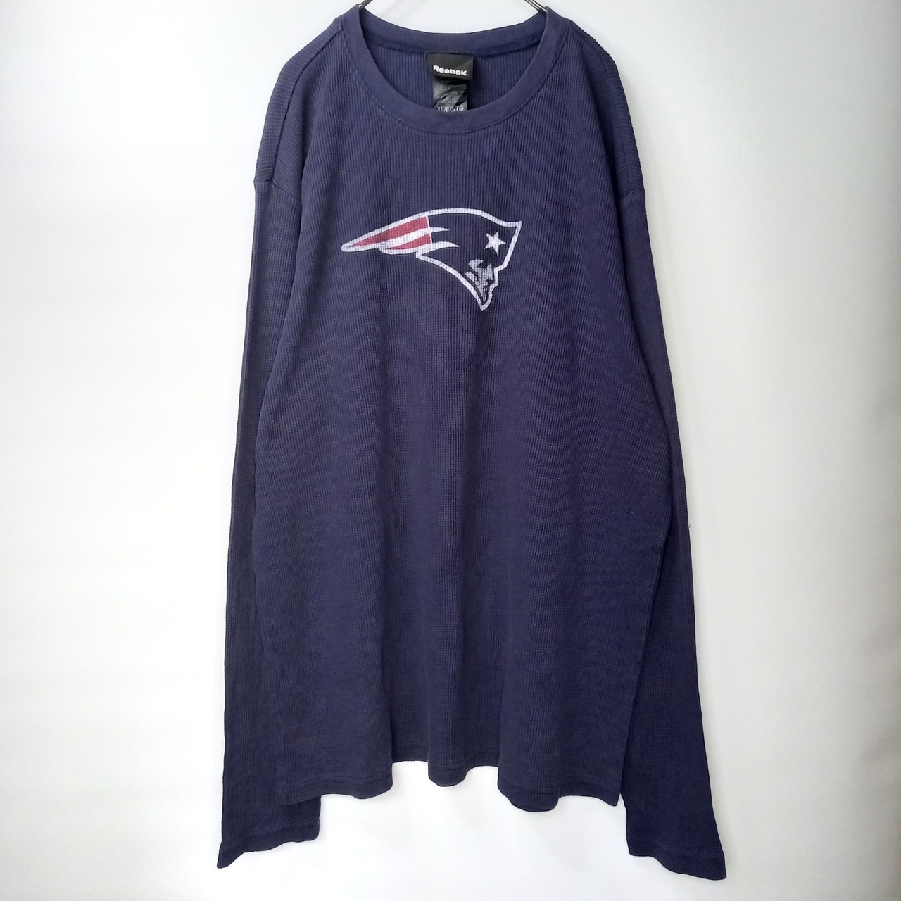 リーボック × NFL　ワッフルTシャツ　長袖　ペイトリオッツ　XL