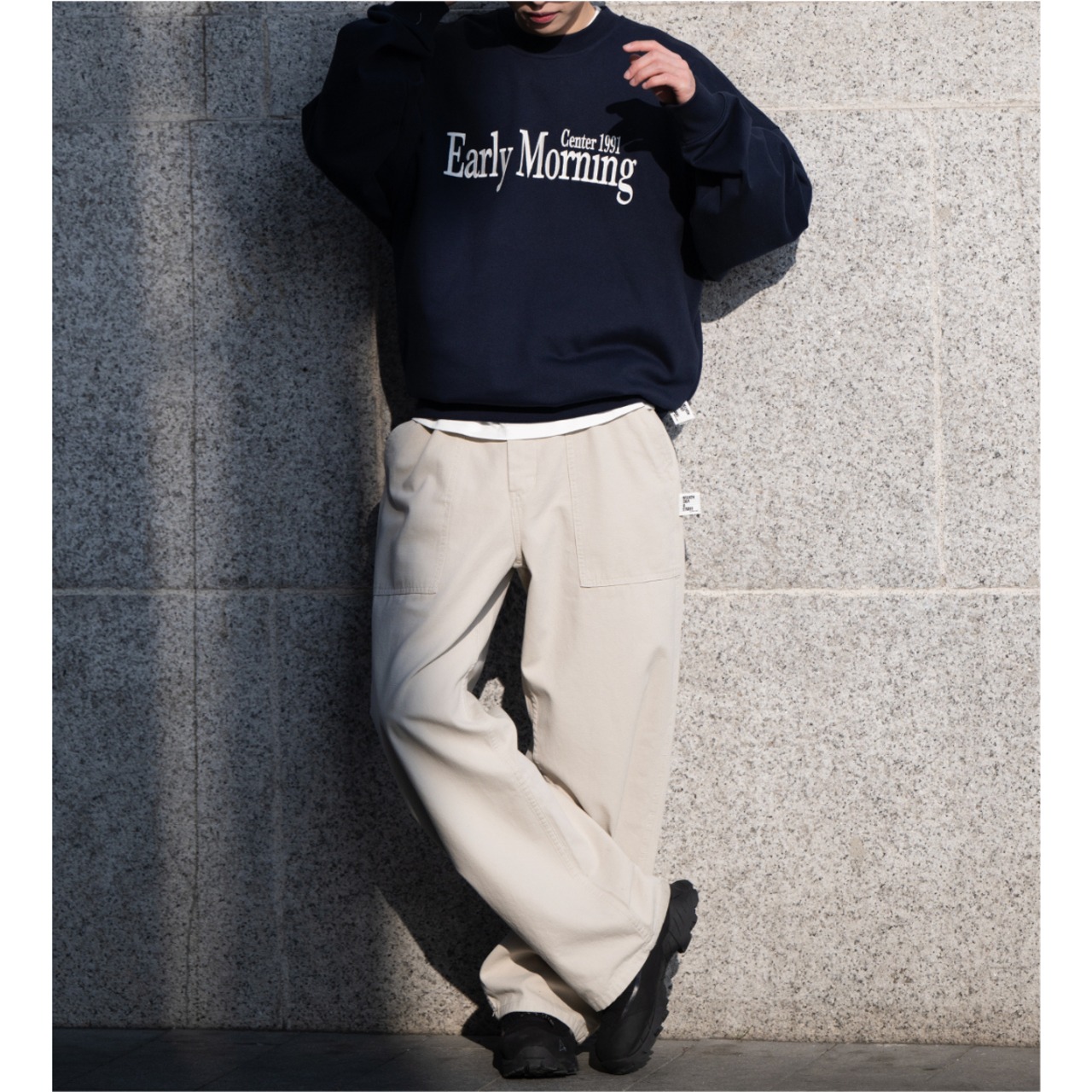 One tuck wide pants 0157 - 2