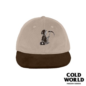 【COLD WORLD FROZEN GOODS/コールドワールドフローズングッズ】REAPER HAT キャップ / KHAKI カーキ