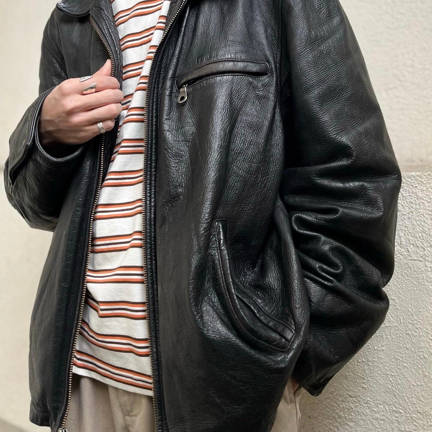 時間指定不可 60s レザー アクリル ヴィンテージ ビンテージ 古着