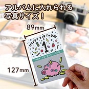 ダイヤ (Daiya) 選び取りカード 1歳 誕生日 メモリアル 赤ちゃんに見えやすい 写真サイズ ポップ マルチカラー かわいい 030470