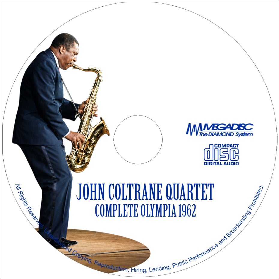 JOHN COLTRANE QUARTET / COMPLETE OLYMPIA 1962(4CDR)全曲放送音源盤