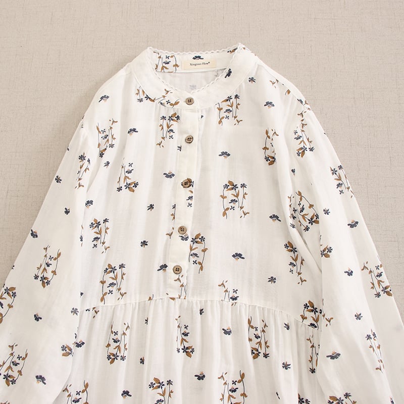 ダブルガーゼ 花柄ワンピース 7col Y 260099 | Raglana