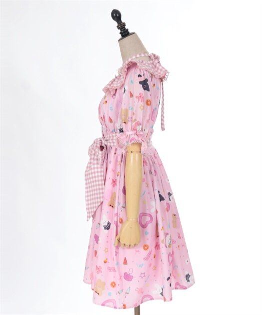 ハッピーバカンス柄ワンピース / a. axes femme【返品・交換・申込撤回 