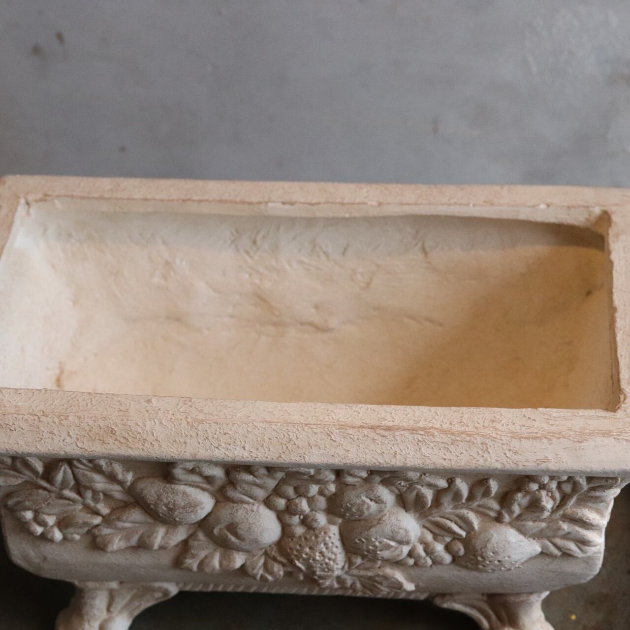 植木鉢 デコラティブモチーフプランター 陶器 アンティーク調 シャビー