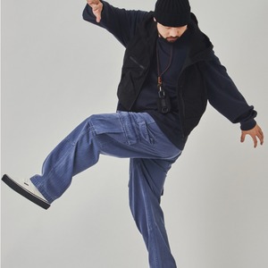 フレンチワーク・ブルーカーゴパンツ3594