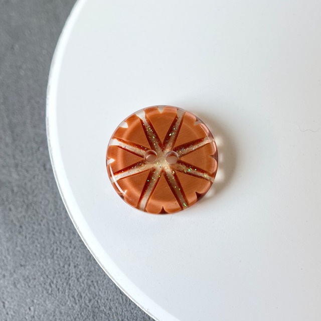 【2個セット】ラメオーカー×エイトリーフ 18mm 画像