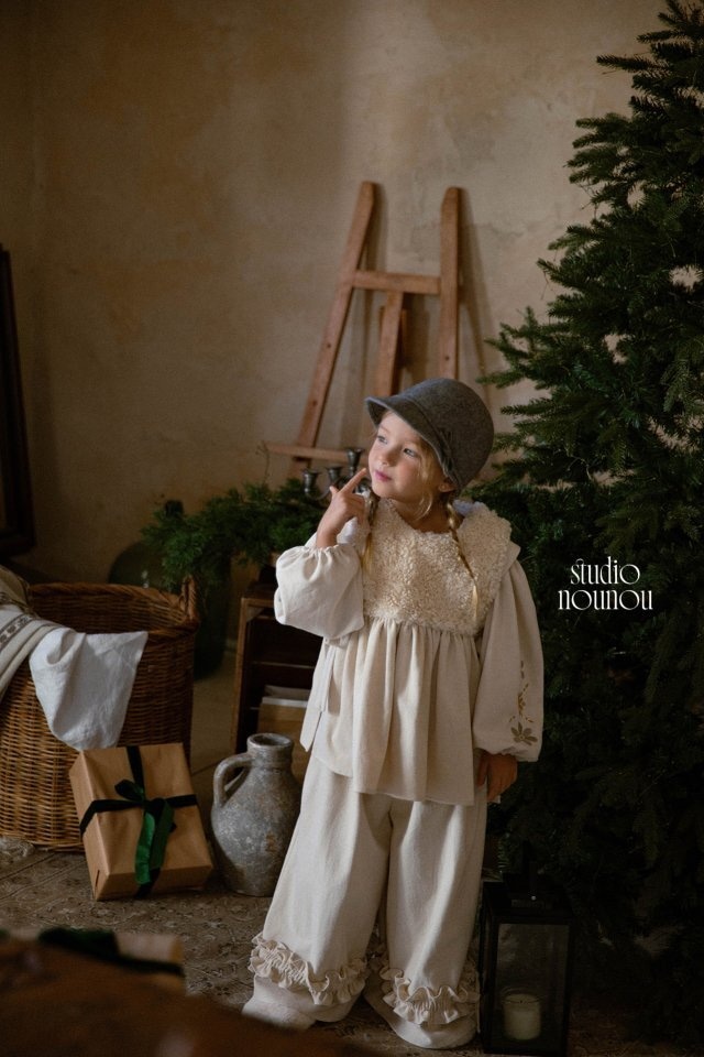 【予約商品】2025 冬新作 STUDIO NOUNOU スタジオヌヌ テディファーベスト