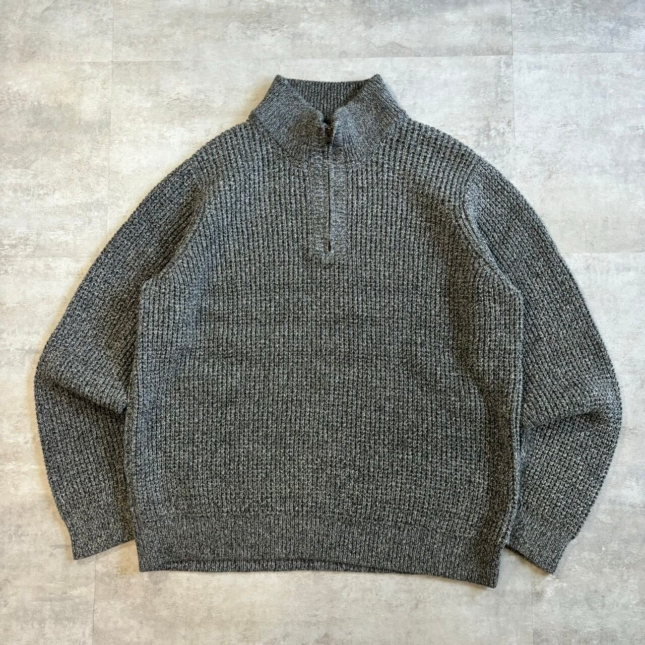 L.L.Bean 00s コットンニット ハーフジップ No.1546