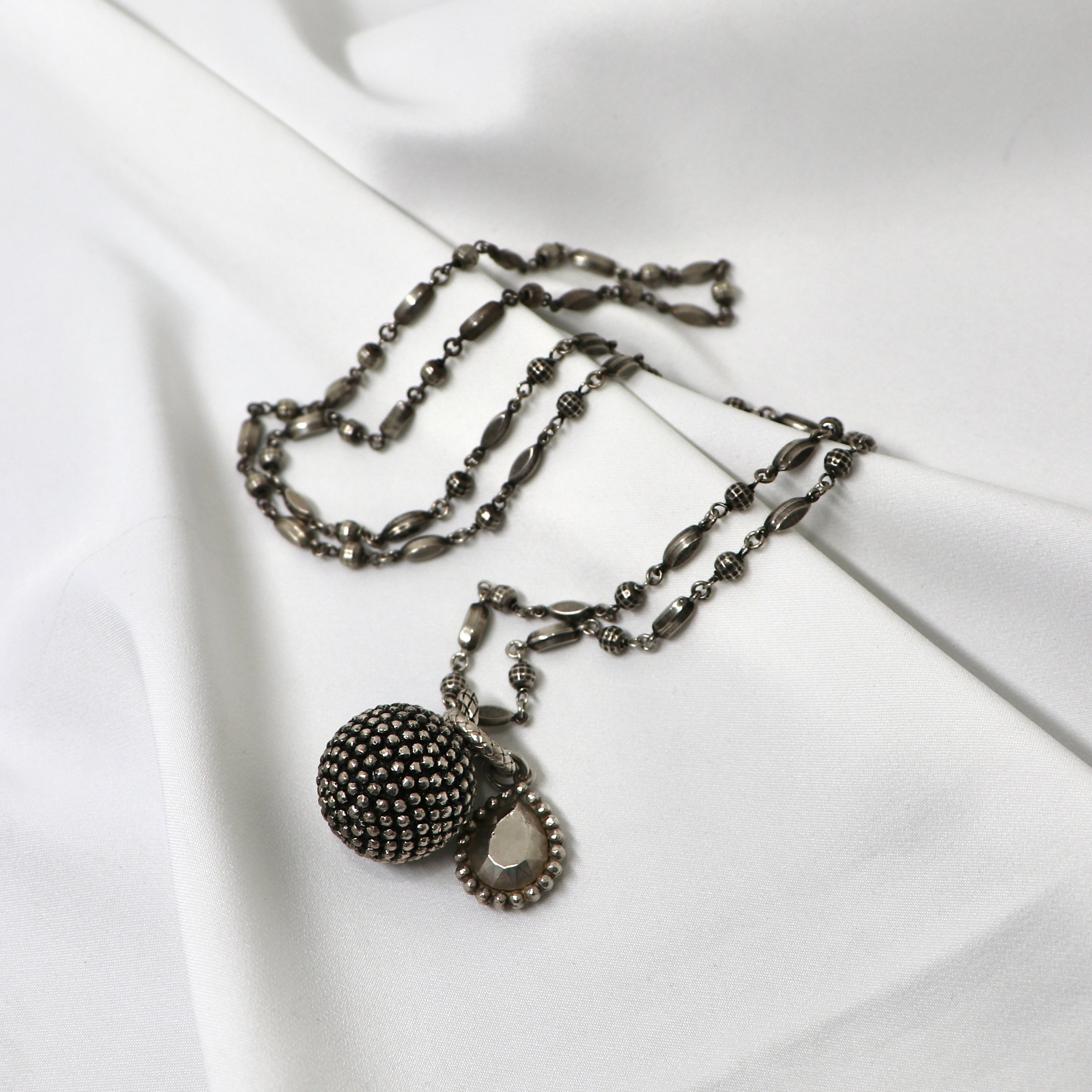 BOTTEGA VENETA ボッテガヴェネタ ヴィンテージ ネックレス シルバー  