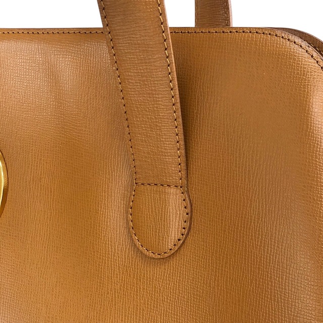 Christian Dior クリスチャン ディオール ハンドバッグ ブラウン CDロゴ レザー トートバッグ vintage ヴィンテージ オールド i5u28h