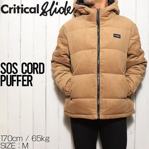 【送料無料】Critical Slide クリティカルスライド TCSS ティーシーエスエス SOS CORD PUFFER ダウンジャケット JK2004 Sサイズ