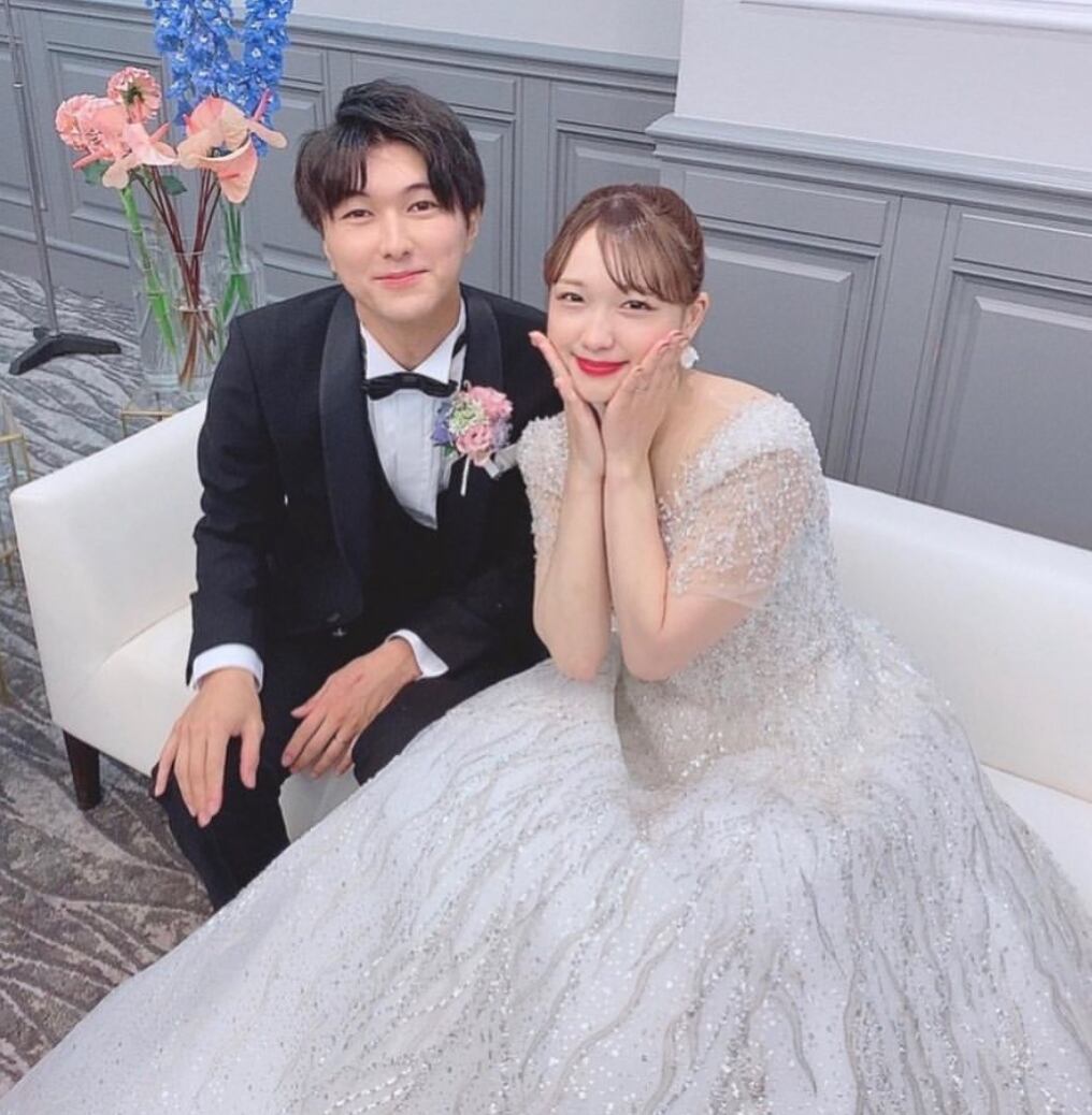 韓国スタイル ウェディングドレス キラキラ | MINLADY BRIDE