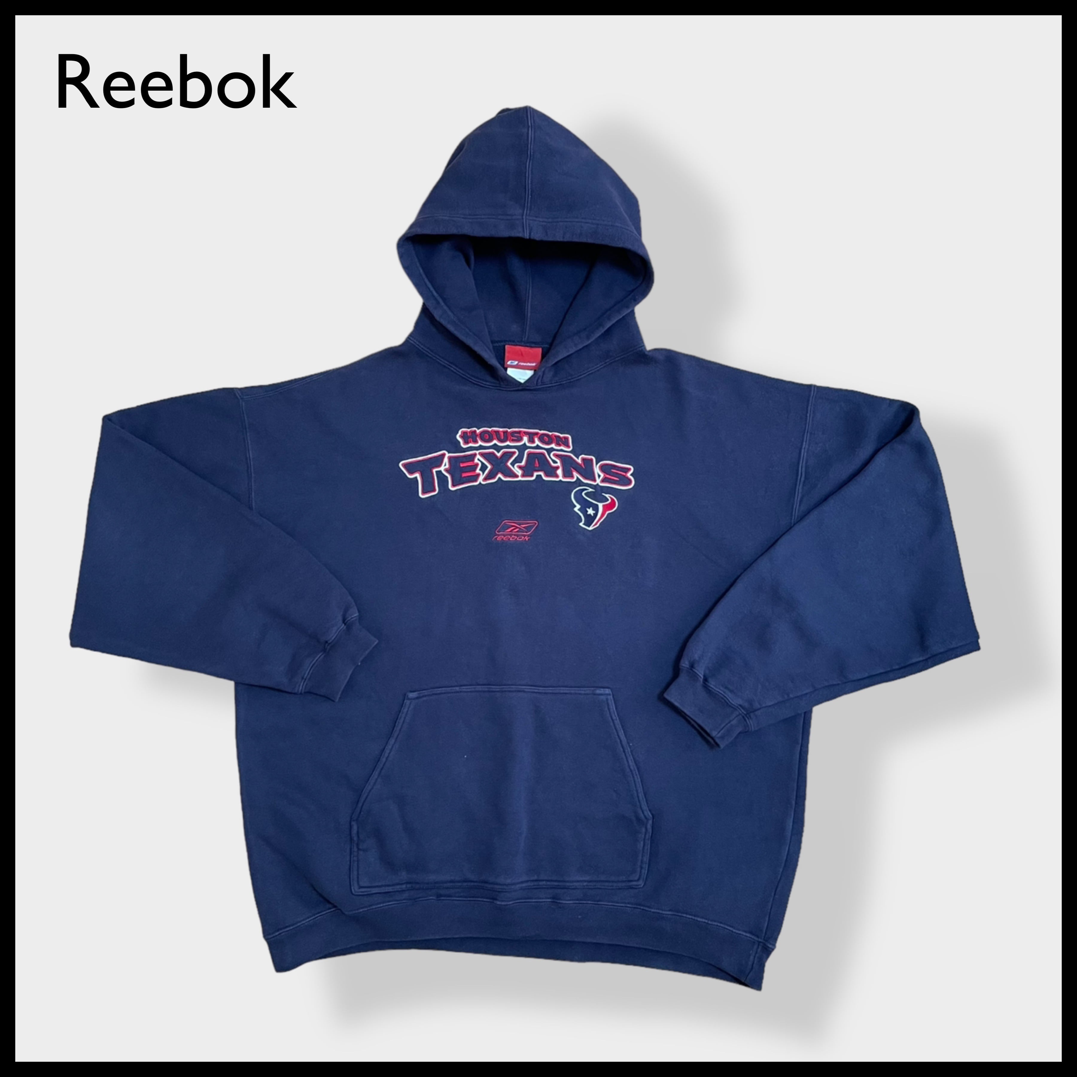 Reebok】NFL XL ビッグシルエット パーカー 刺繍ロゴ HOUSTON TEXANS ...