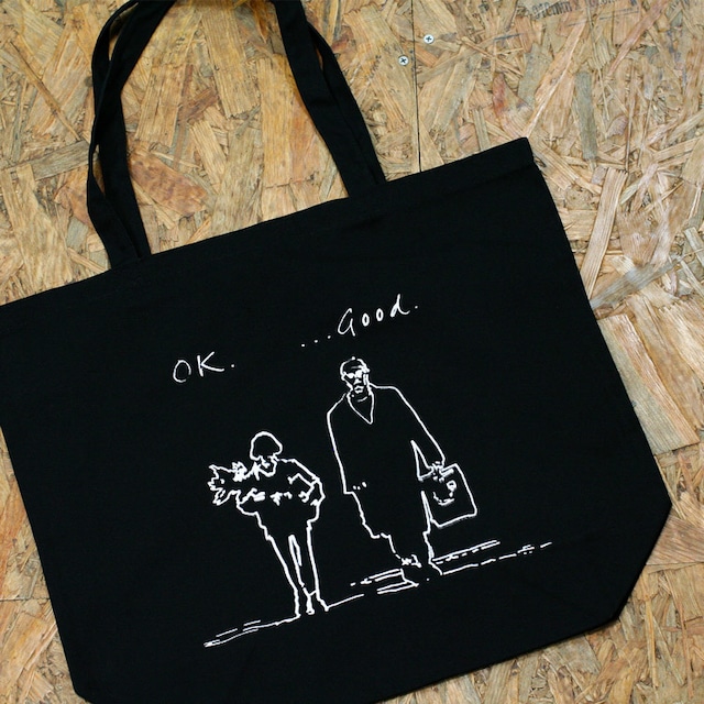 LEON　レオン　キャンバス　トートバッグ大　ブラック　20L　tote20-leon-okgood