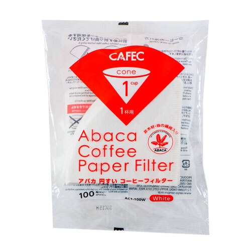 【通信販売】アバカフィルター AC1-100W(1杯用・ホワイト)