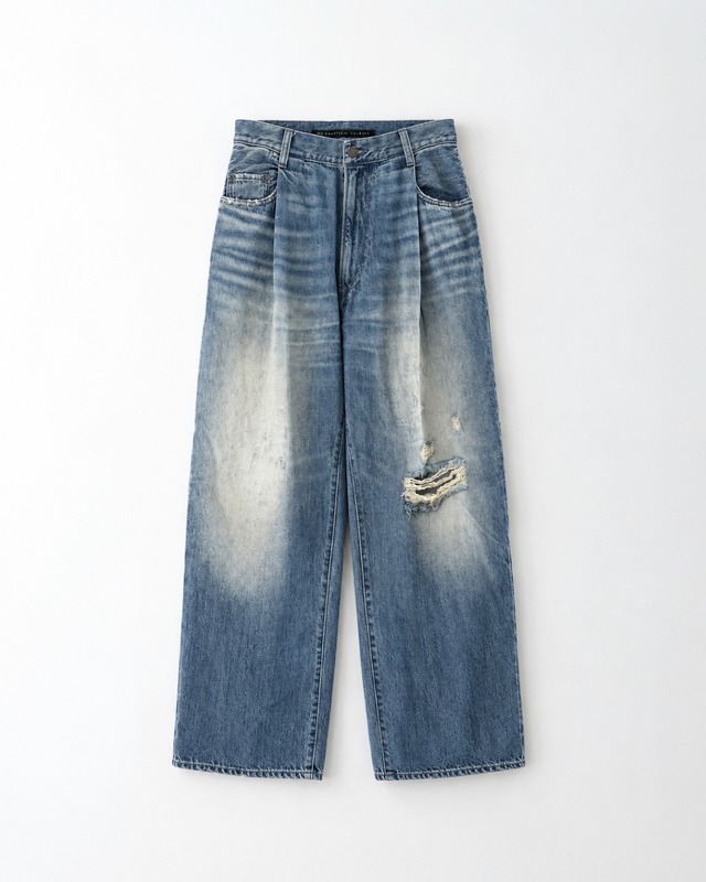 my beautiful landlet 12.5oz DENIM 5-POCKET PANTS - used INDIGO