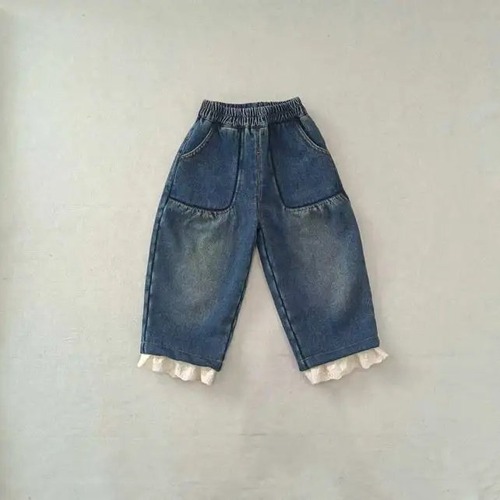 AIAI［取寄］lace pocket denim pants  26winter