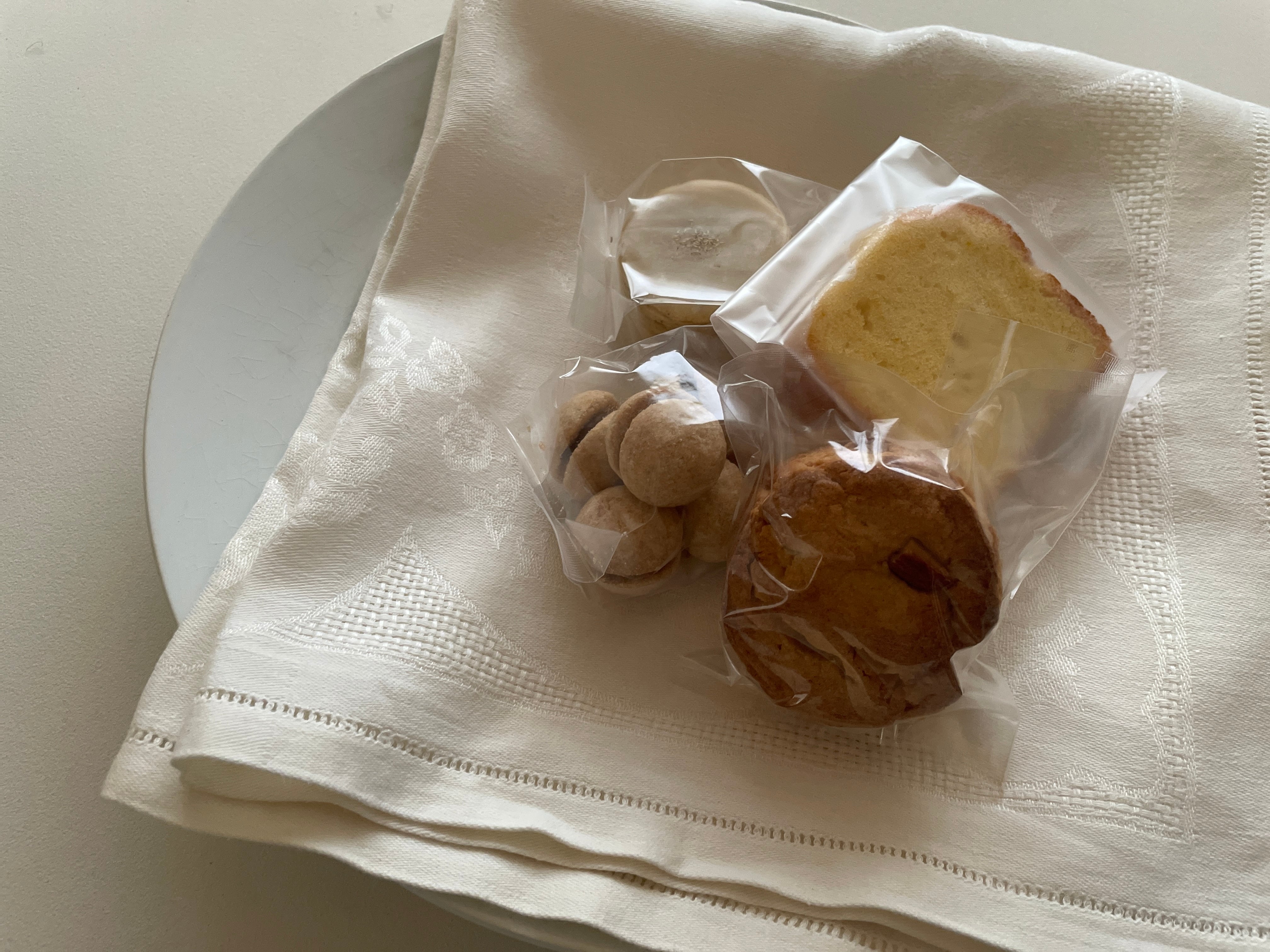 フランスアンティークトーション キッチンクロス ジャガード織