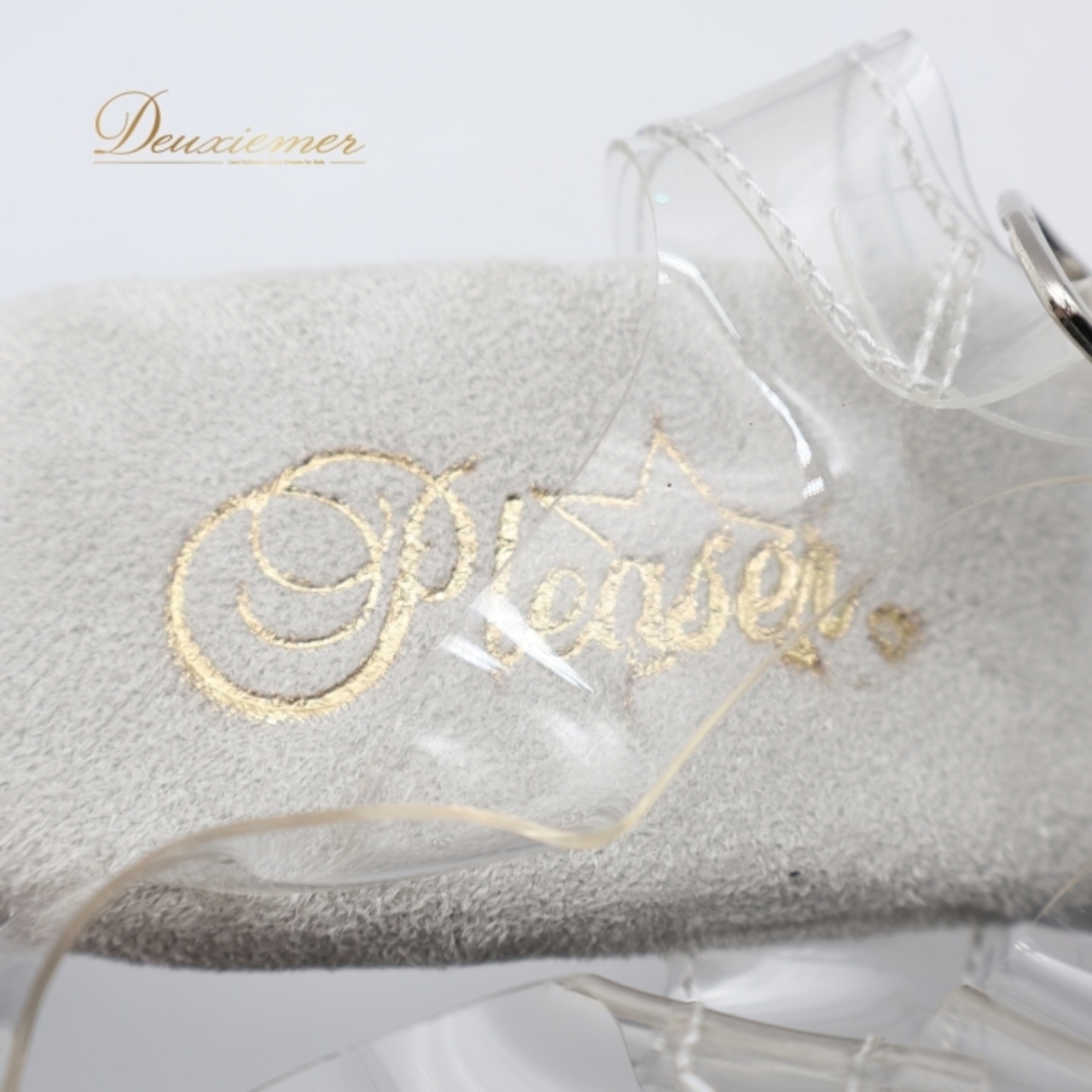 レディース プリーザー Pleaser ヒール 26.2cm シルバー系 ハイヒール ラメ グリッター 靴 くつ シューズ パーティー コンテスト ミスコン 大会 イベント 華やか 派手 透明