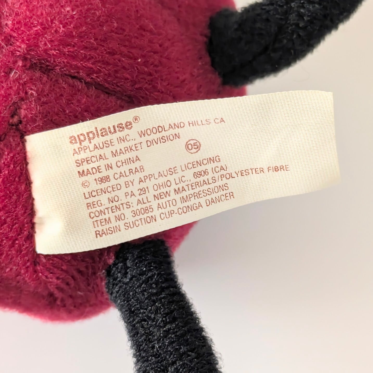 ☆ VINTAGE 1988 ☆ 【 California Raisins（カリフォルニアレーズン