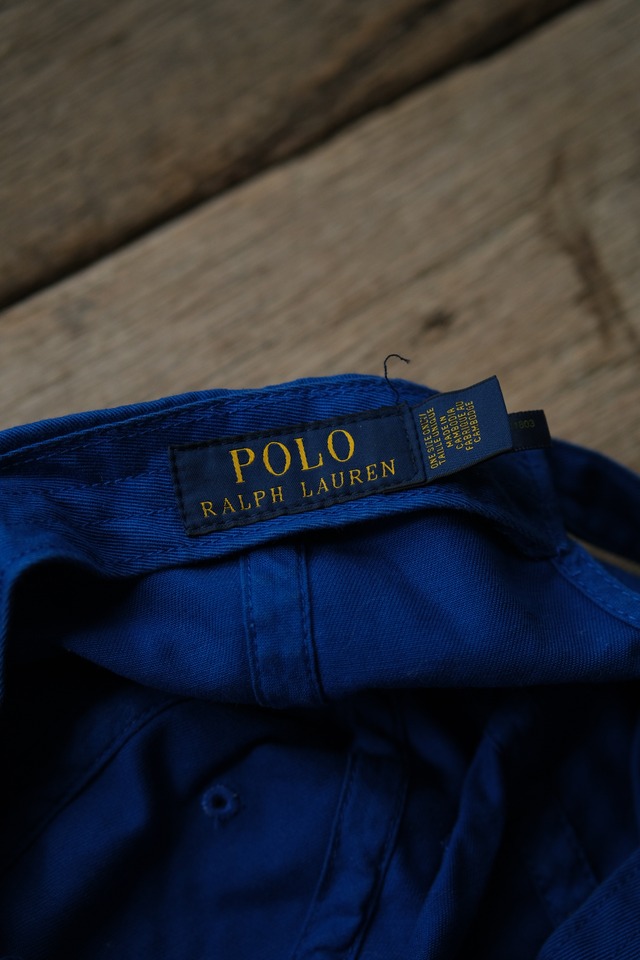Utah／"POLO RALPH LAUREN" logo cap／blue
