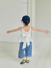 【取寄/韓国直送】LITTEL HI 26/SM バックリボンブラウス|夏服|韓国子供服