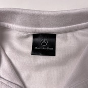 Mercedes-Benz メルセデスベンツ 半袖ポロシャツ Sサイズ程度/ホワイト /鹿の子