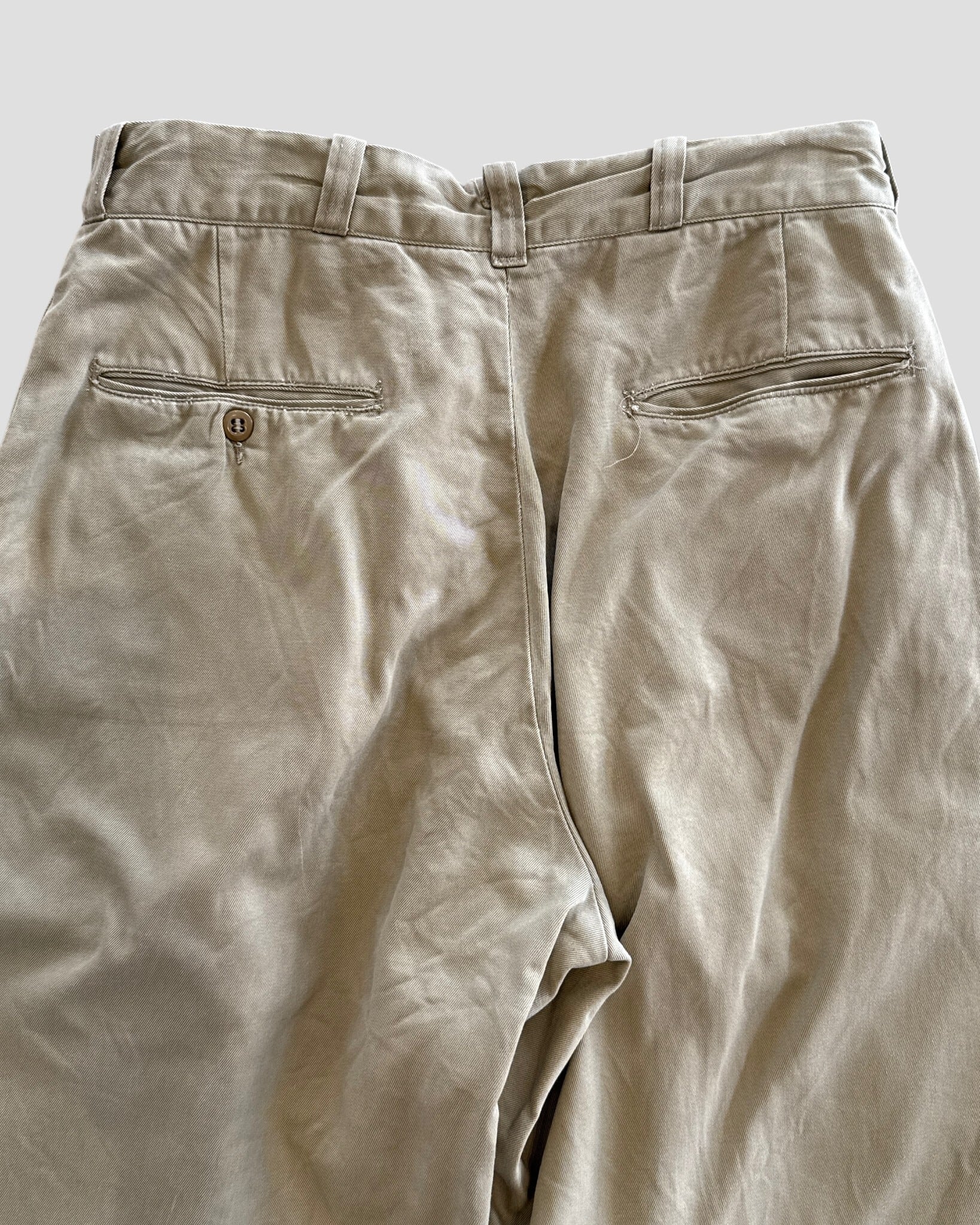 60s US ARMY military chino pants 28×29 Vintage 60s US Army Khaki Chino Trousers Mens 28/30 Prentice