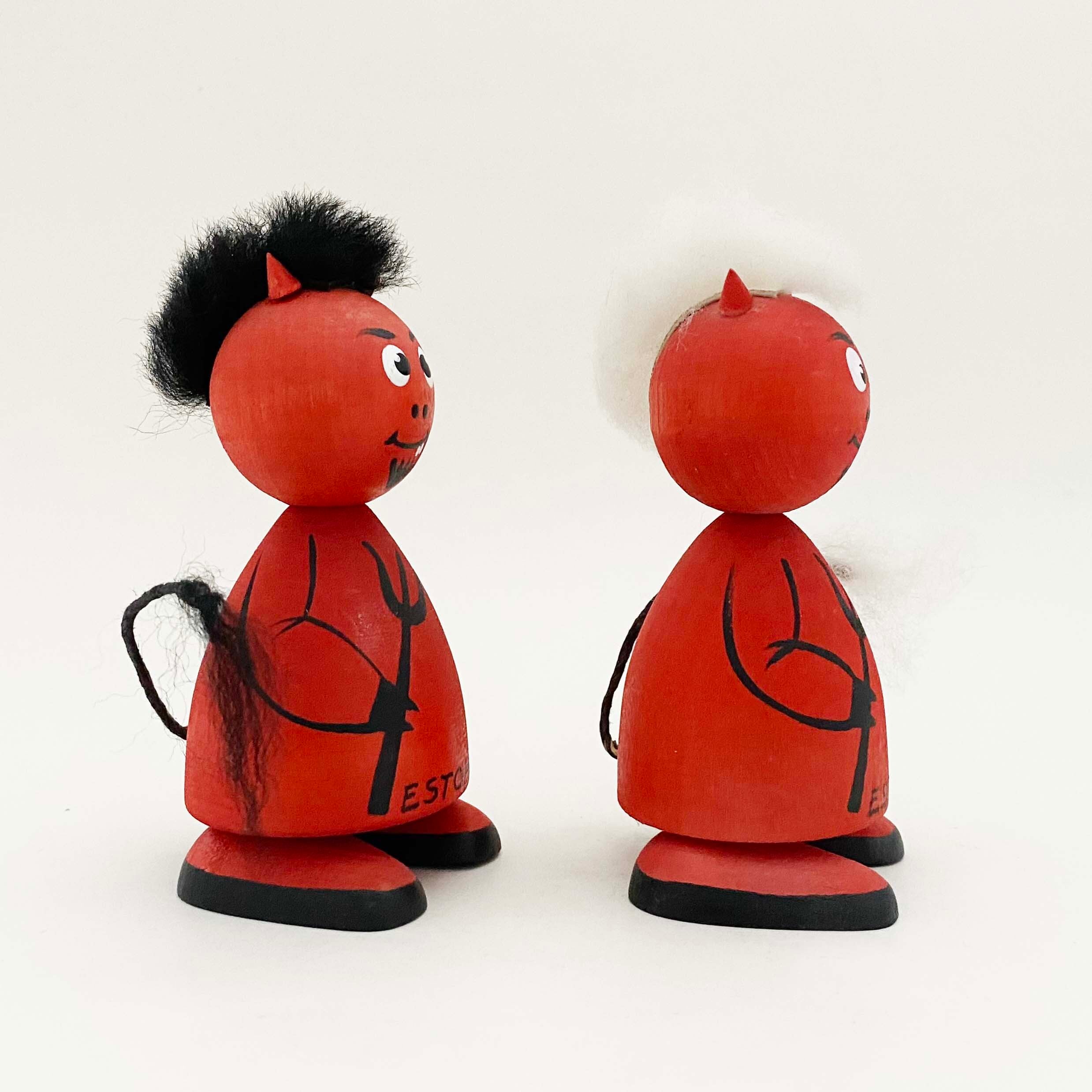 エストニアの魔除け 悪魔こけし（大）