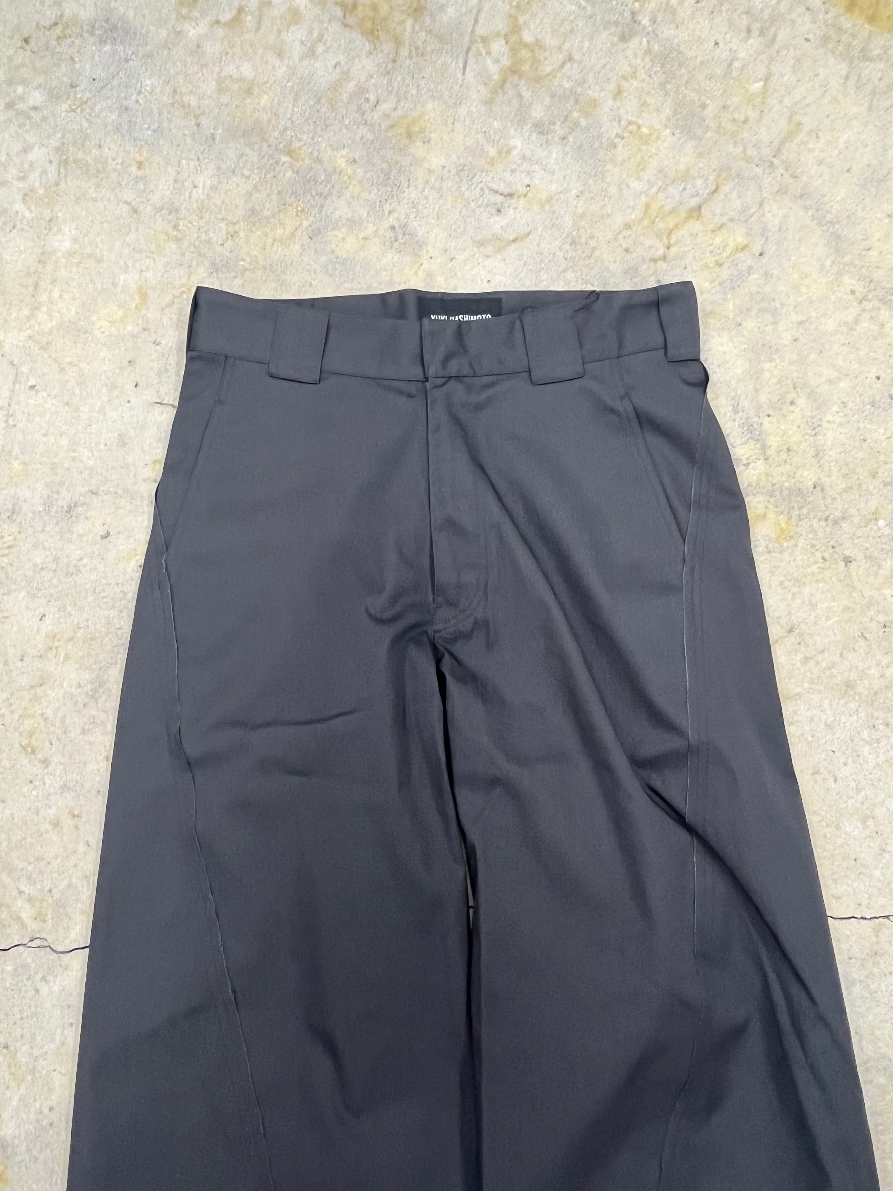 YUKI HASHIMOTO | RAW EDGE TWISTED WORK PANTS | GREY | HOWDAY