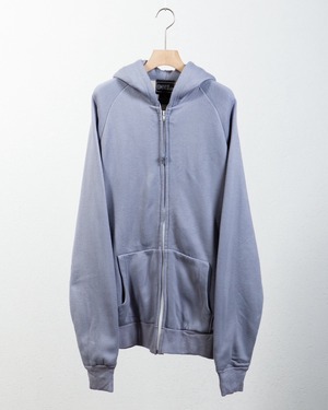 good faded thermal liner zip-up sweat hoodie
